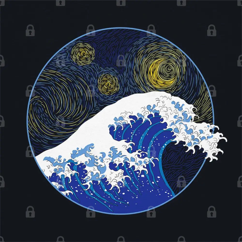 Great Starry Wave T-Shirt Hoodie, Sweatshirt | CiraTrend.com (Image 1)