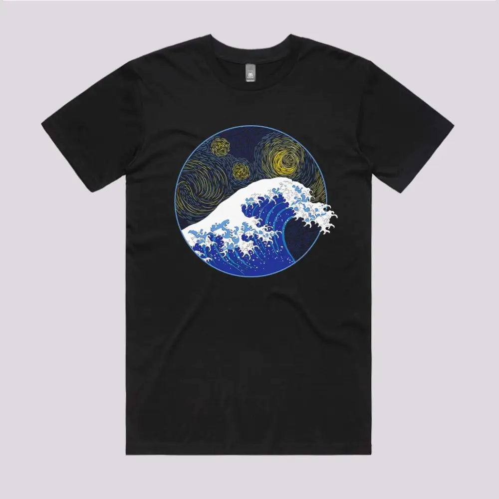 Great Starry Wave T-Shirt Hoodie, Sweatshirt | CiraTrend.com (Image 2)