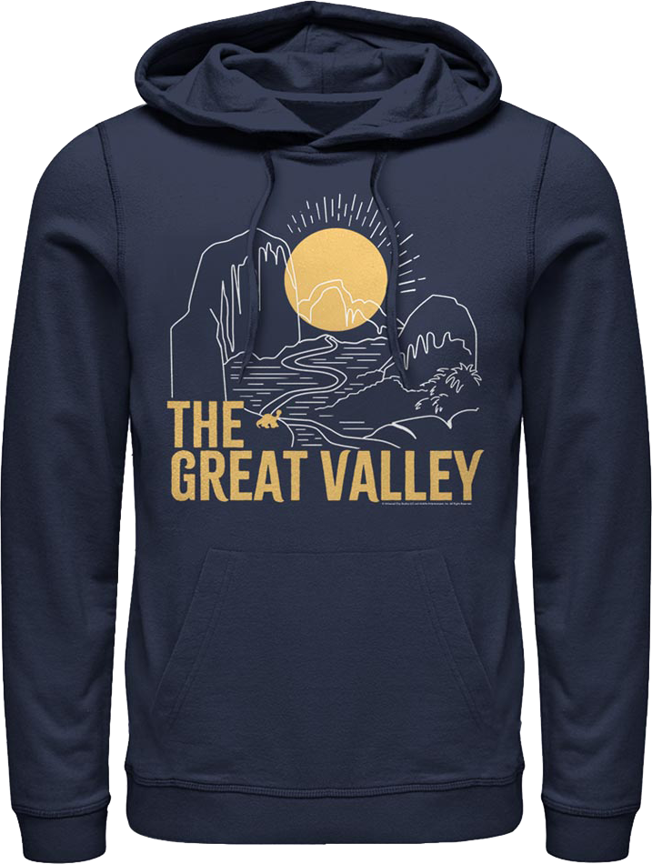 Great Valley Sketch Land Before Time Hoodie T-Shirts, Sweatshirt | CiraTrend.com (Image 1)