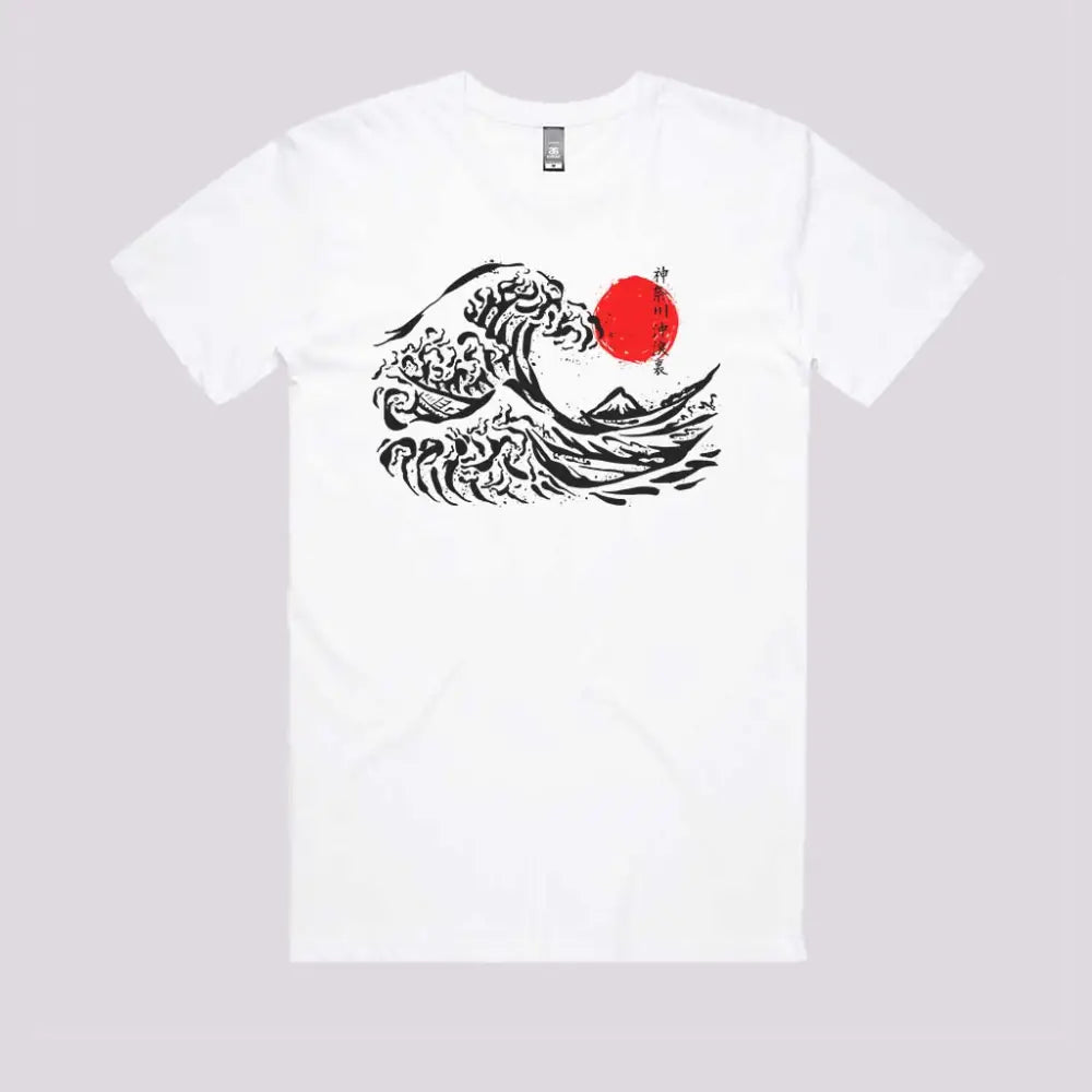 Great Wave off Kanagawa Ink T-Shirt Hoodie, Sweatshirt | CiraTrend.com (Image 2)