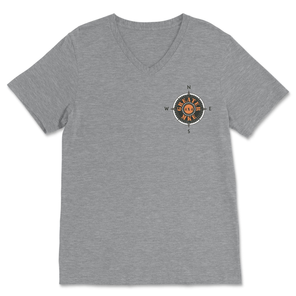 Greater MKE Women's V-Neck Tee Hoodie, Sweatshirt | CiraTrend.com (Image 2)