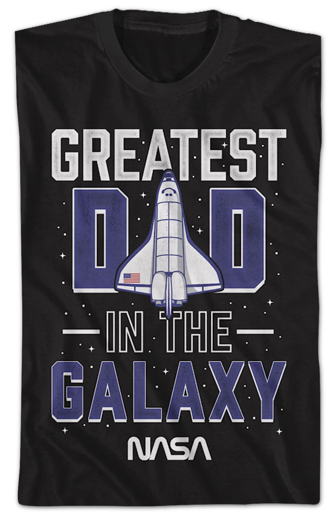 Greatest Dad In The Galaxy NASA T-Shirt Hoodie, Sweatshirt | CiraTrend.com (Image 2)