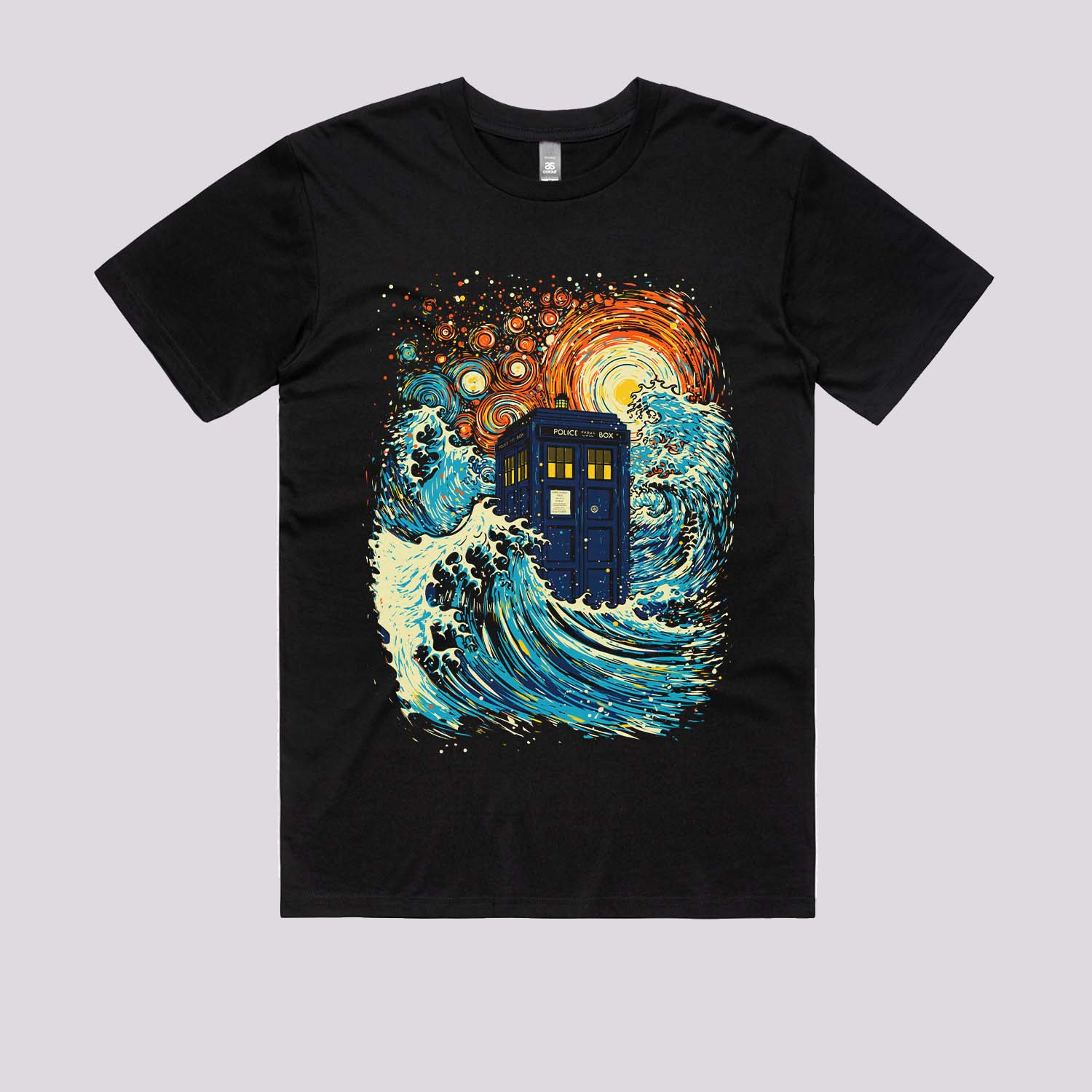 The Great Tardis Wave T-Shirt Hoodie, Sweatshirt | CiraTrend.com (Image 4)