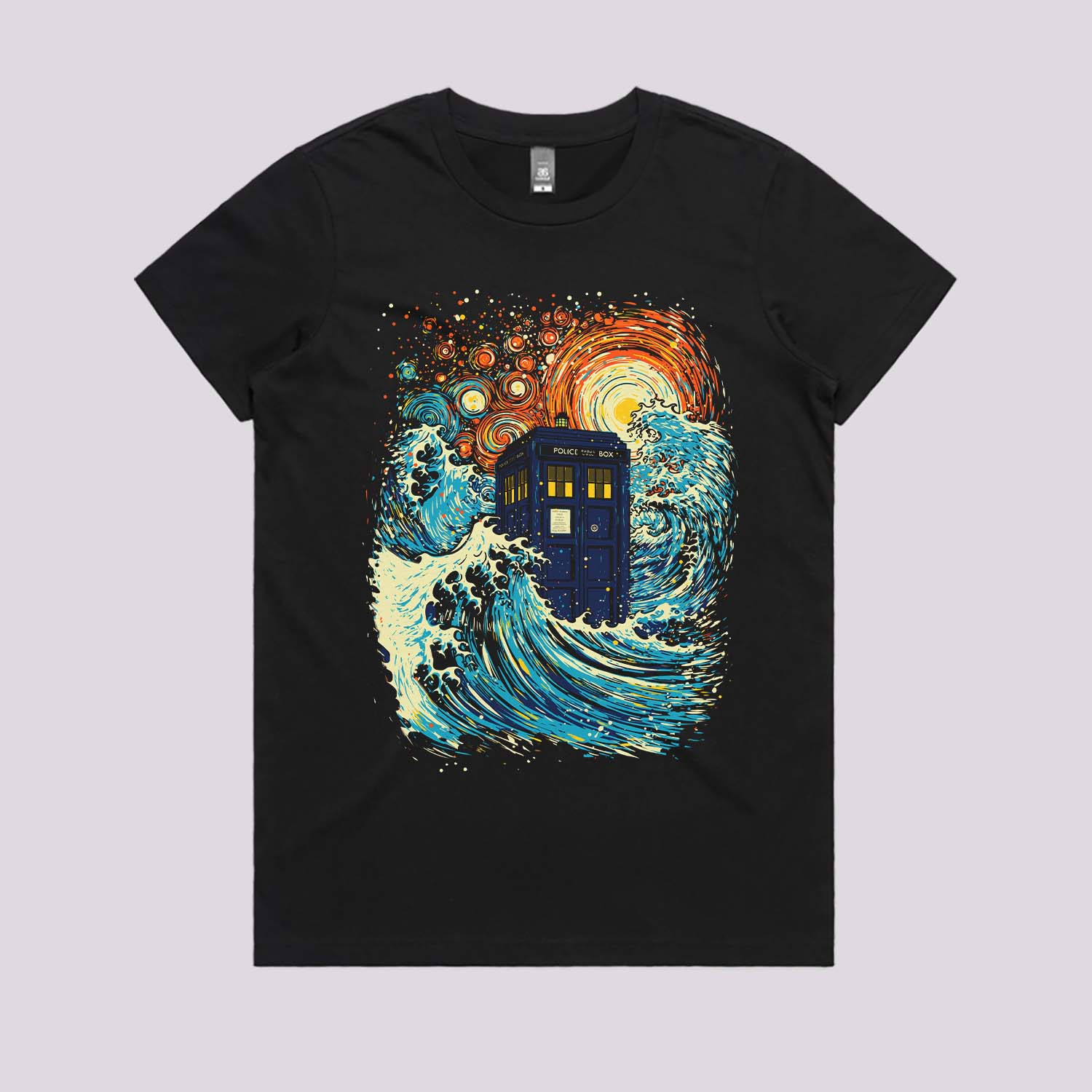 The Great Tardis Wave T-Shirt Hoodie, Sweatshirt | CiraTrend.com (Image 3)