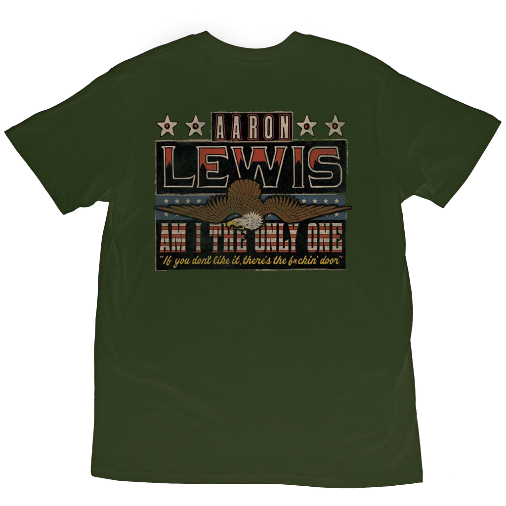 Aaron Lewis Only One Eagle Mens T Shirt Olive Hoodie, Sweatshirt | CiraTrend.com (Image 2)