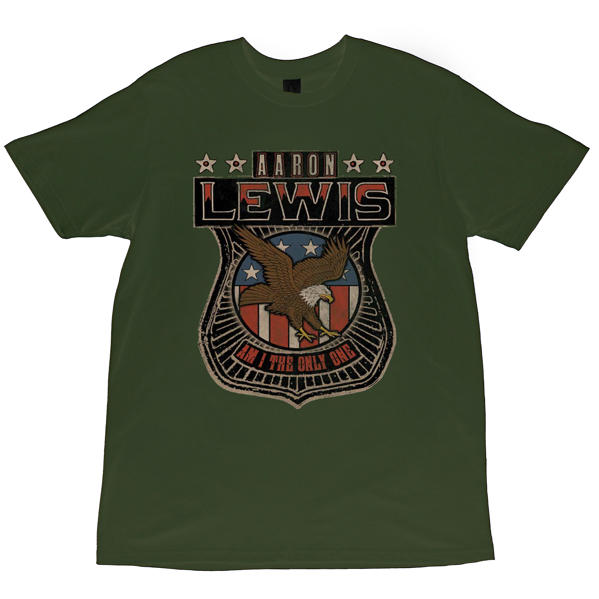 Aaron Lewis Only One Eagle Mens T Shirt Olive Hoodie, Sweatshirt | CiraTrend.com (Image 1)