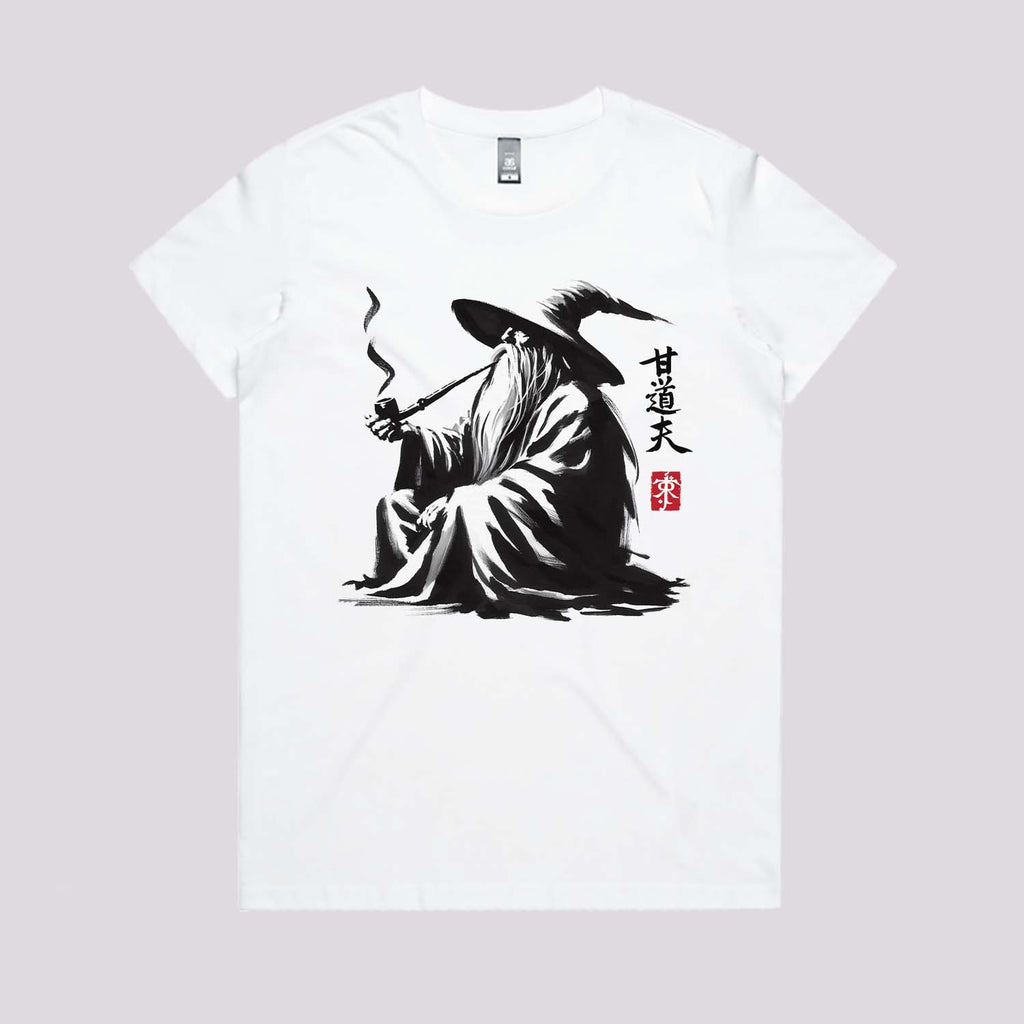 Grey Wizard Sumi-e T-Shirt Hoodie, Sweatshirt | CiraTrend.com (Image 3)