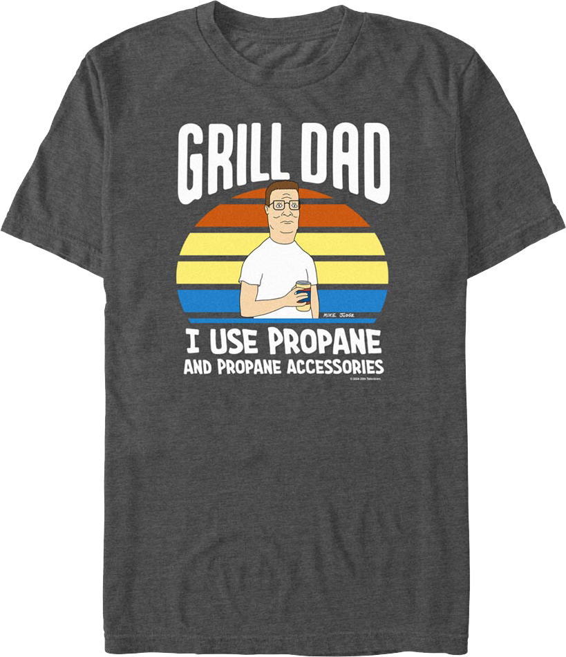 Grill Dad King of the Hill T-Shirt Hoodie, Sweatshirt | CiraTrend.com (Image 1)