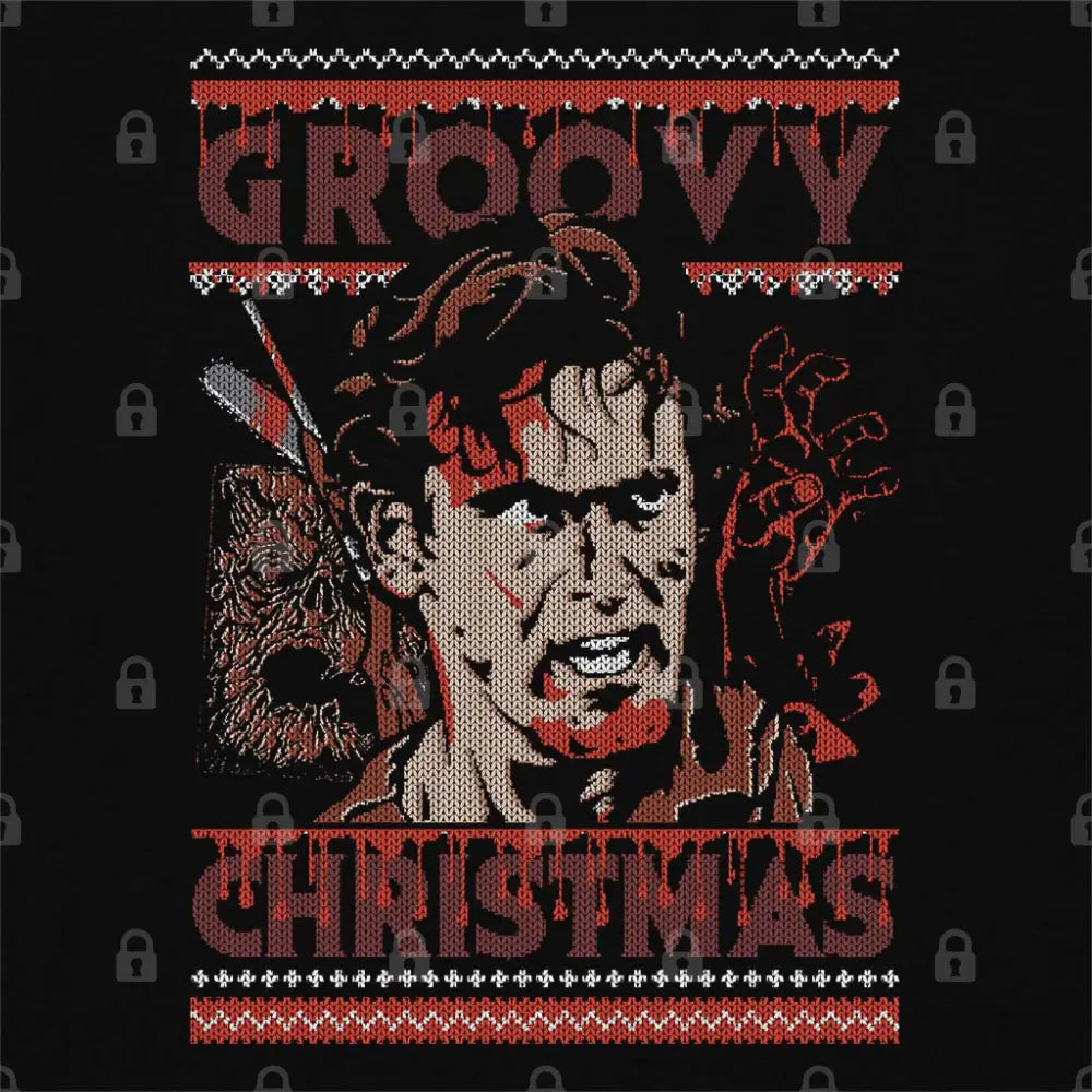 Groovy Christmas T-Shirt Hoodie, Sweatshirt | CiraTrend.com (Image 1)