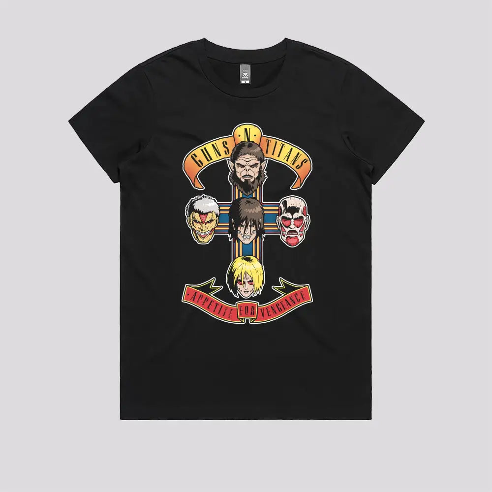 Guns N' Titans T-Shirt Hoodie, Sweatshirt | CiraTrend.com (Image 3)