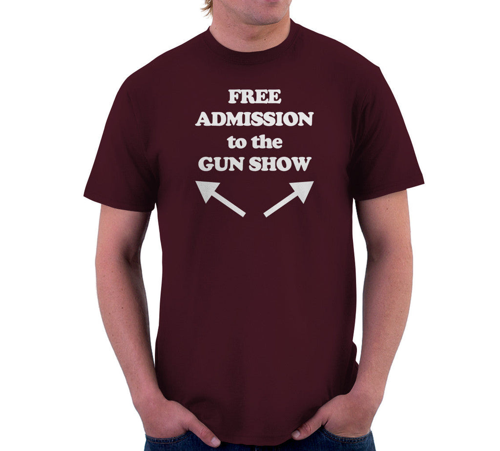 Free Admission To The Gun Show T-Shirt Hoodie, Sweatshirt | CiraTrend.com (Image 3)