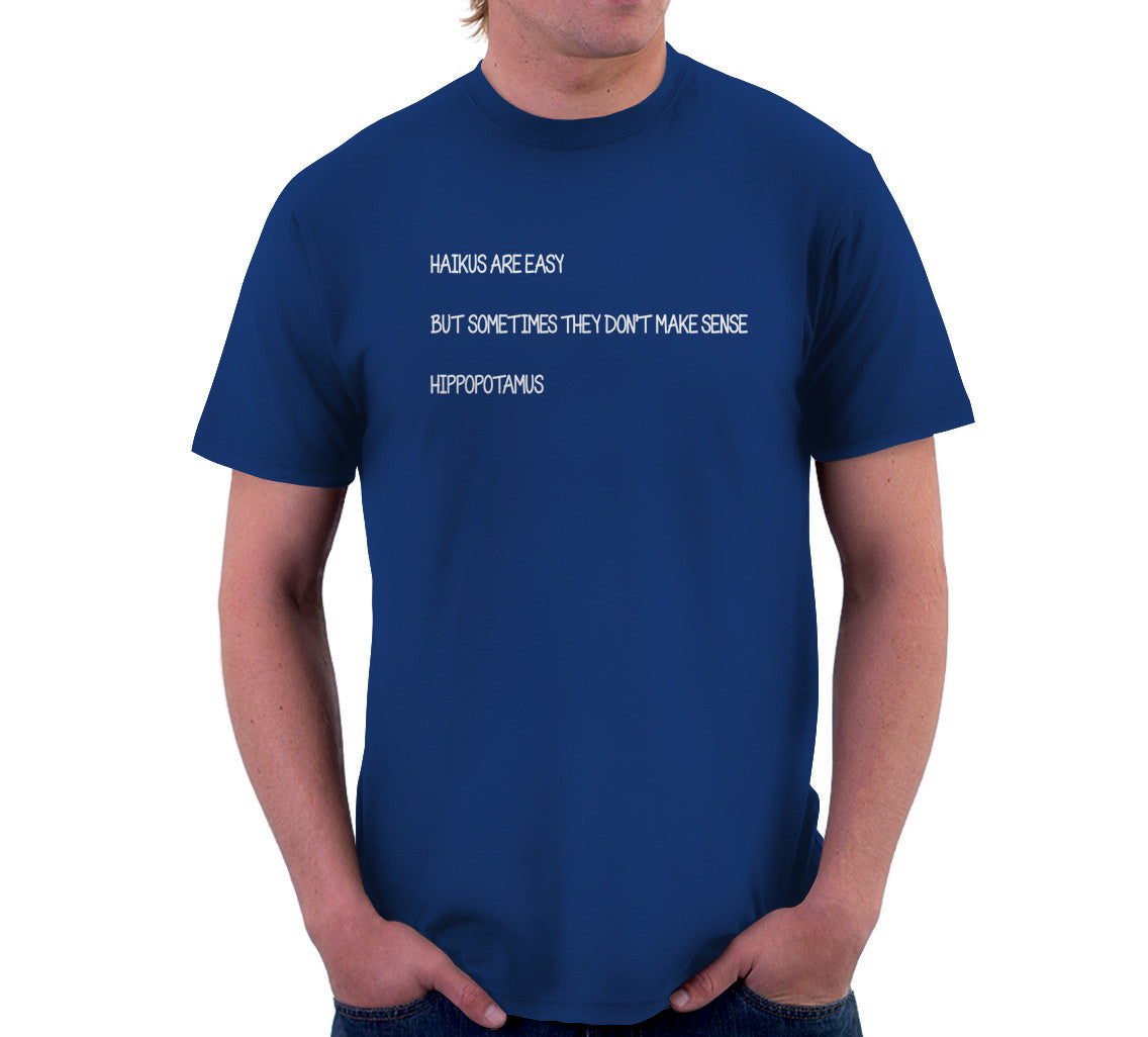 Haikus Are Easy T-Shirt Hoodie, Sweatshirt | CiraTrend.com (Image 3)