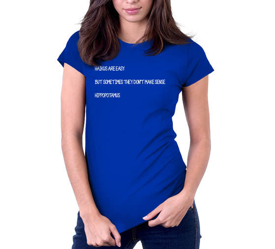 Haikus Are Easy T-Shirt Hoodie, Sweatshirt | CiraTrend.com (Image 4)
