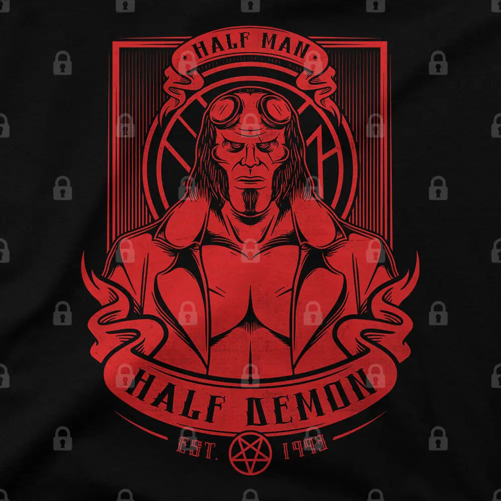 Half Man Half Demon T-Shirt Hoodie, Sweatshirt | CiraTrend.com (Image 1)