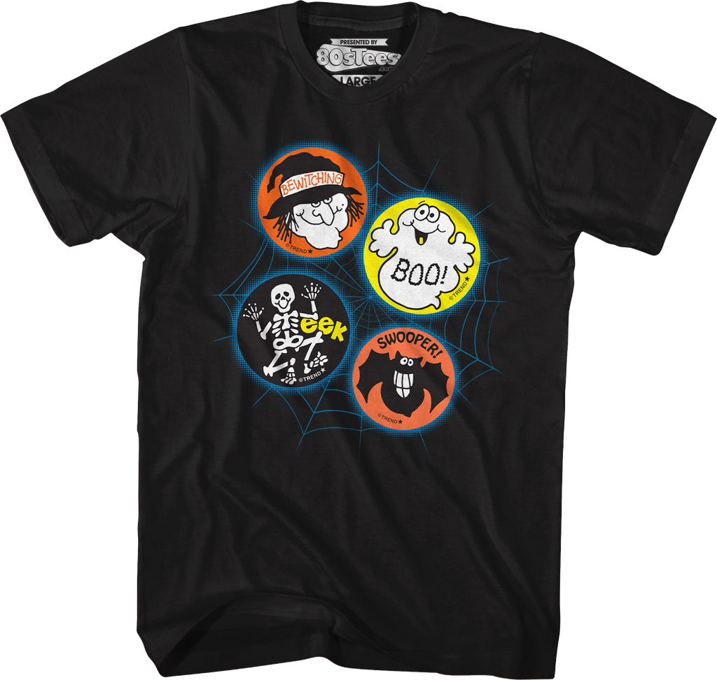 Halloween Stickers Scratch N Sniff T-Shirt Hoodie, Sweatshirt | CiraTrend.com (Image 1)