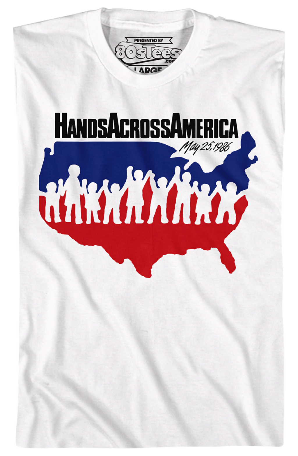 Hands Across America Shirt Hoodie, Sweatshirt | CiraTrend.com (Image 2)