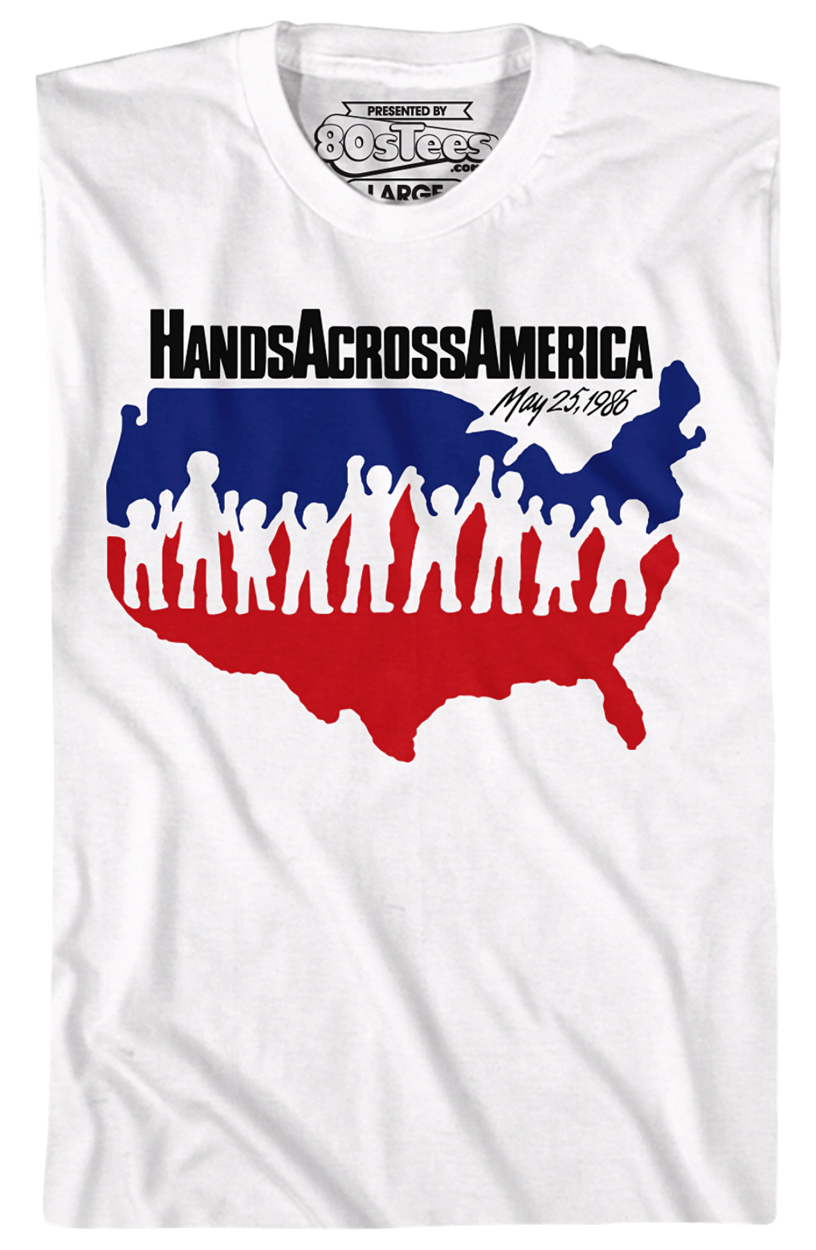 Hands Across America Shirt Hoodie, Sweatshirt | CiraTrend.com (Image 2)