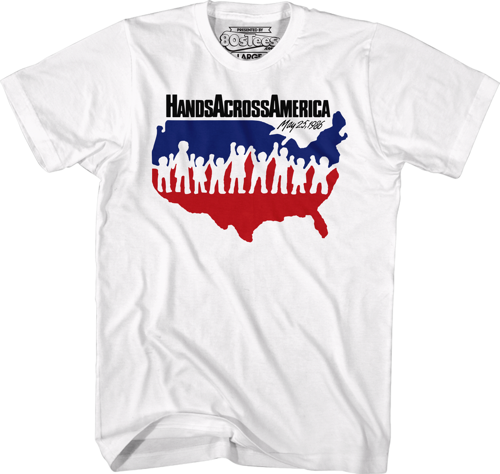 Hands Across America Shirt Hoodie, Sweatshirt | CiraTrend.com (Image 1)