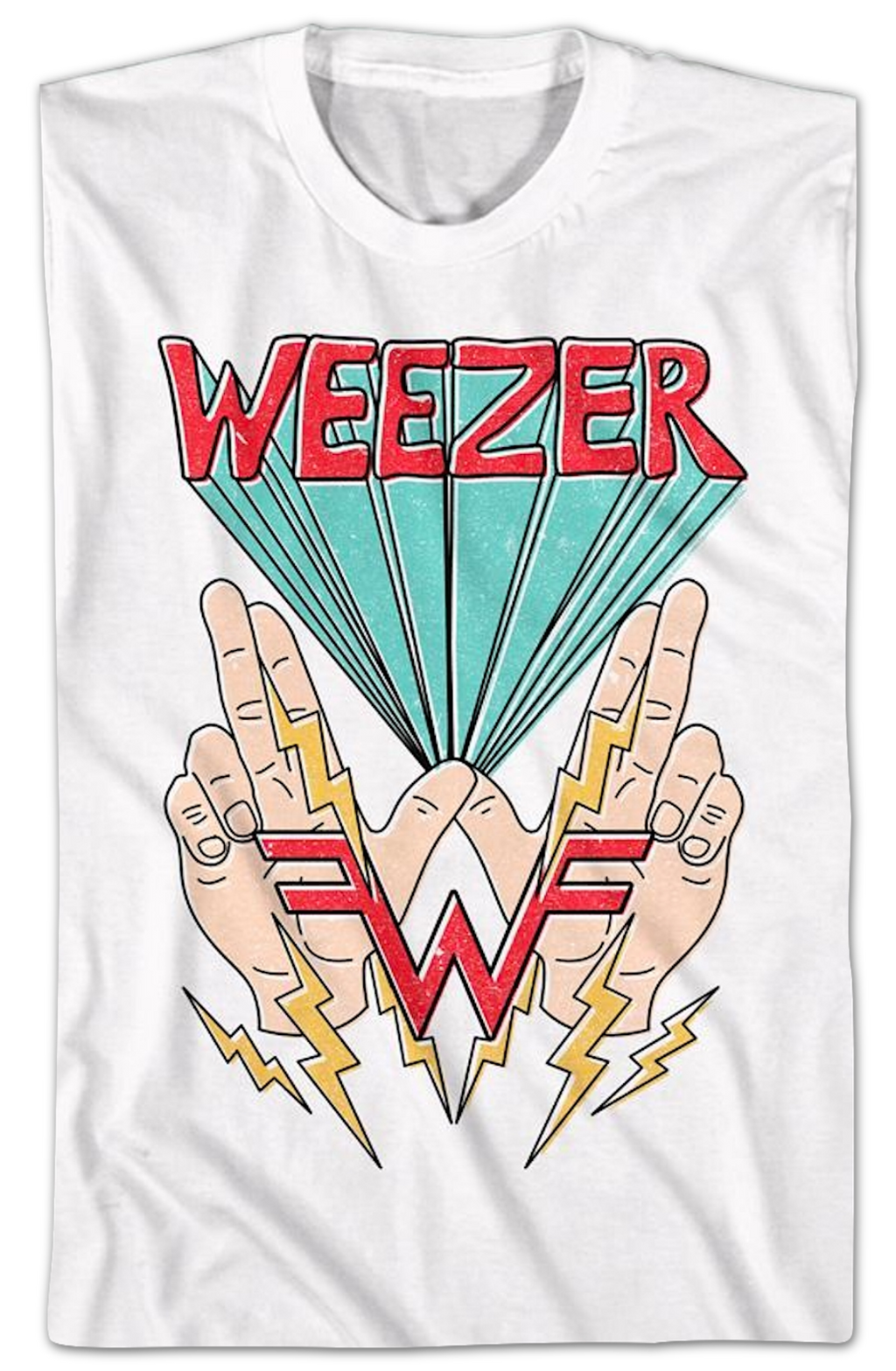 Hands Weezer T-Shirt Hoodie, Sweatshirt | CiraTrend.com (Image 2)