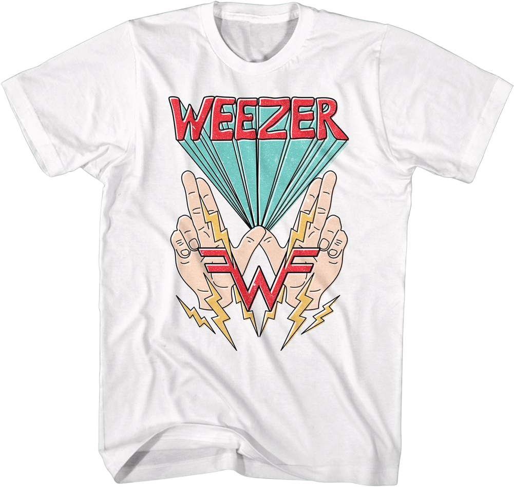 Hands Weezer T-Shirt Hoodie, Sweatshirt | CiraTrend.com (Image 1)