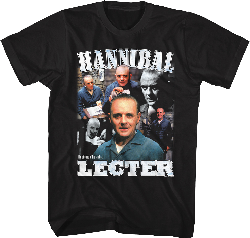 Hannibal Lecter Collage Silence Lambs T-Shirts, Hoodie, Sweatshirt