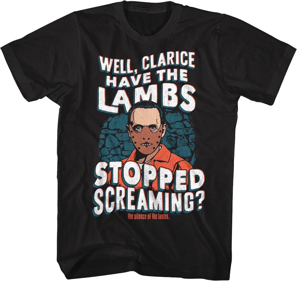 Hannibal Lecter Lambs Stopped Screaming Silence Lambs T-Shirts, Hoodie, Sweatshirt