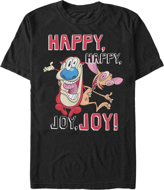 Happy Happy Joy Joy Ren and Stimpy T-Shirt