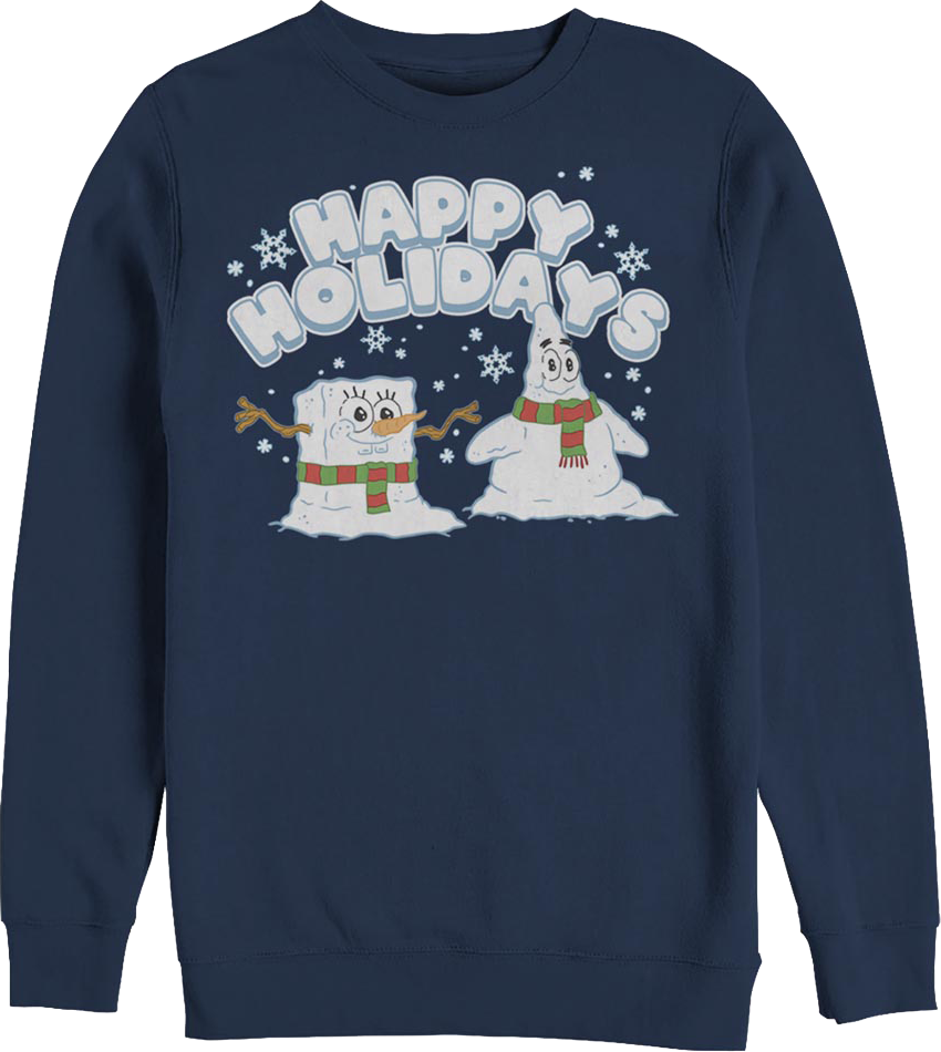 Happy Holidays SpongeBob SquarePants Sweatshirt
