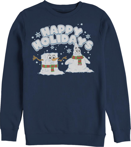 Happy Holidays SpongeBob SquarePants Sweatshirt