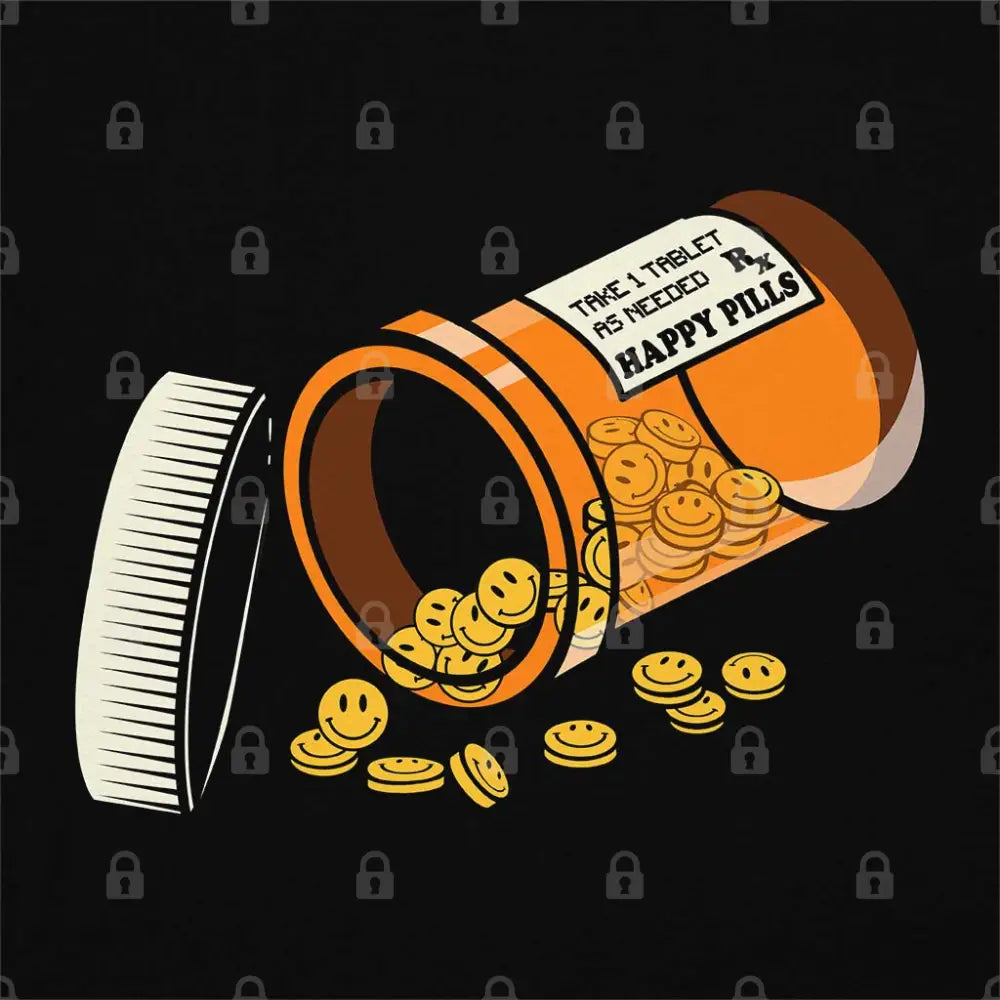 Happy Pills T-Shirt Hoodie, Sweatshirt | CiraTrend.com (Image 1)