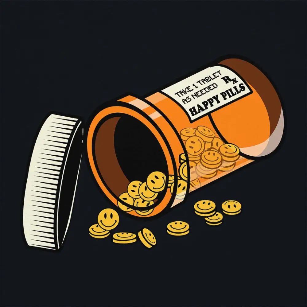 Happy Pills T-Shirt Hoodie, Sweatshirt | CiraTrend.com (Image 4)
