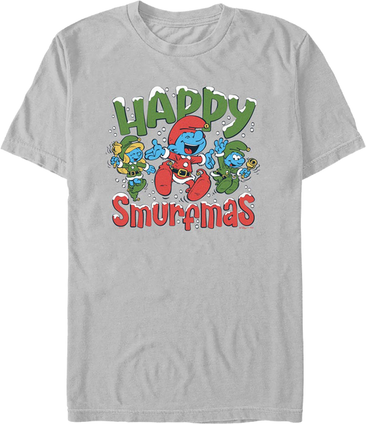 Happy Smurfmas Smurfs T-Shirt