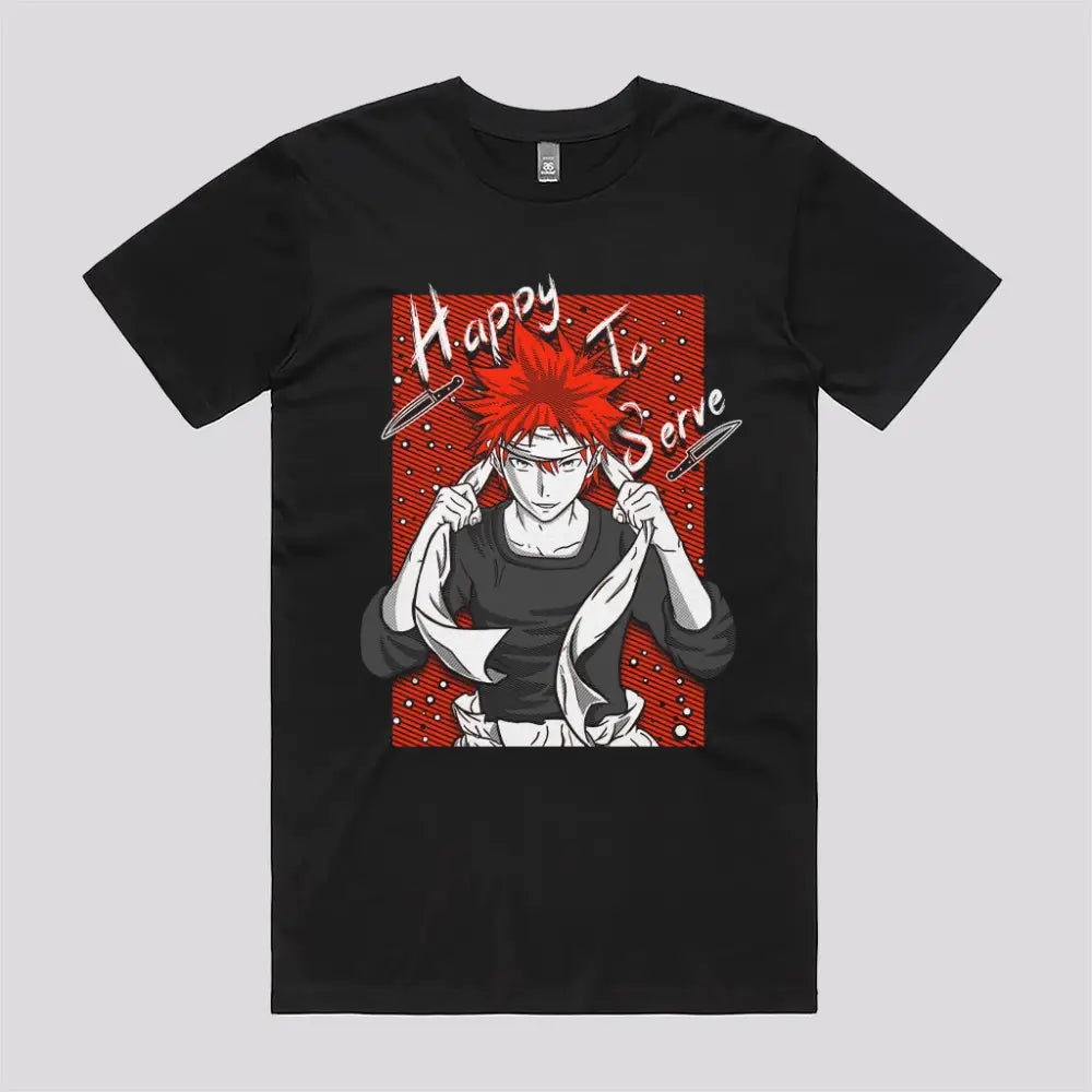 Happy To Serve T-Shirt Hoodie, Sweatshirt | CiraTrend.com (Image 2)