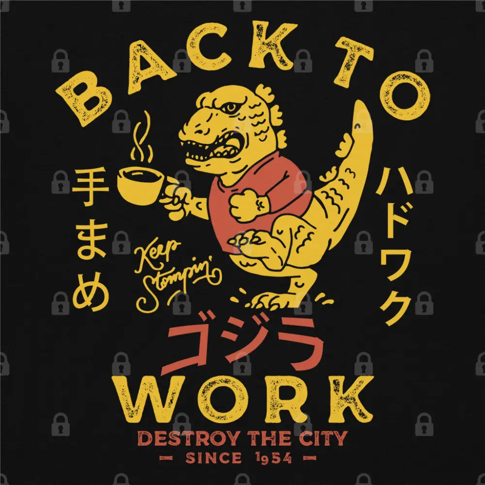 Hardworking Kaiju T-Shirt Hoodie, Sweatshirt | CiraTrend.com (Image 1)