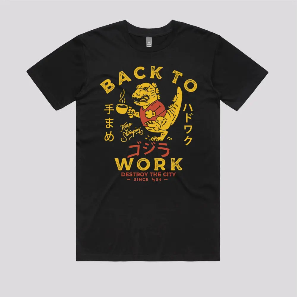 Hardworking Kaiju T-Shirt Hoodie, Sweatshirt | CiraTrend.com (Image 2)