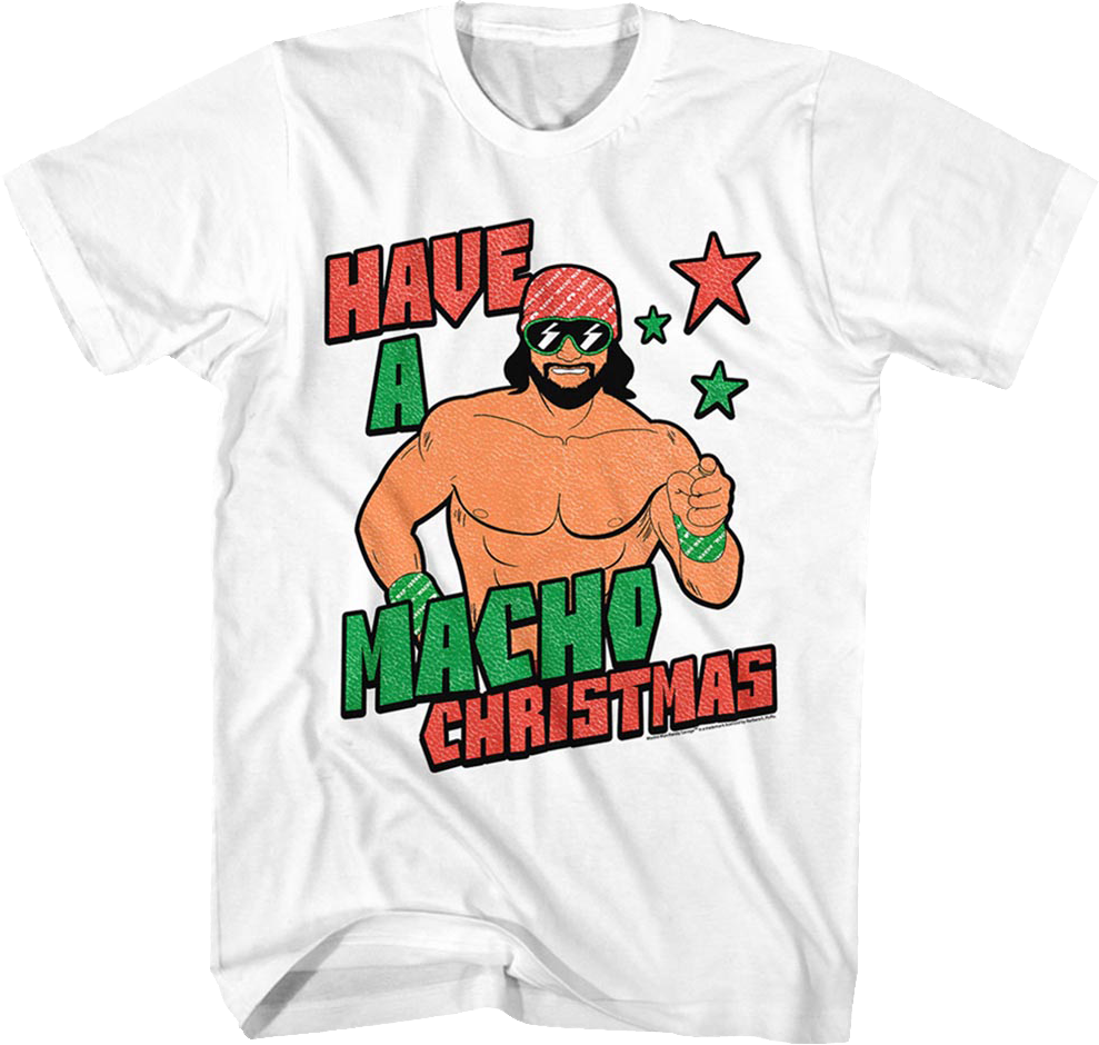 Macho Christmas Randy Savage T-Shirt Hoodie, Sweatshirt | CiraTrend.com (Image 1)