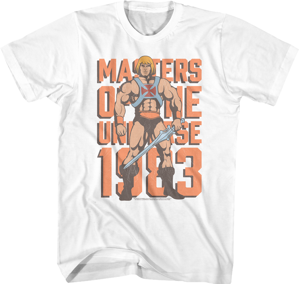 He Man 1983 Masters Universe T-Shirts, Hoodie, Sweatshirt