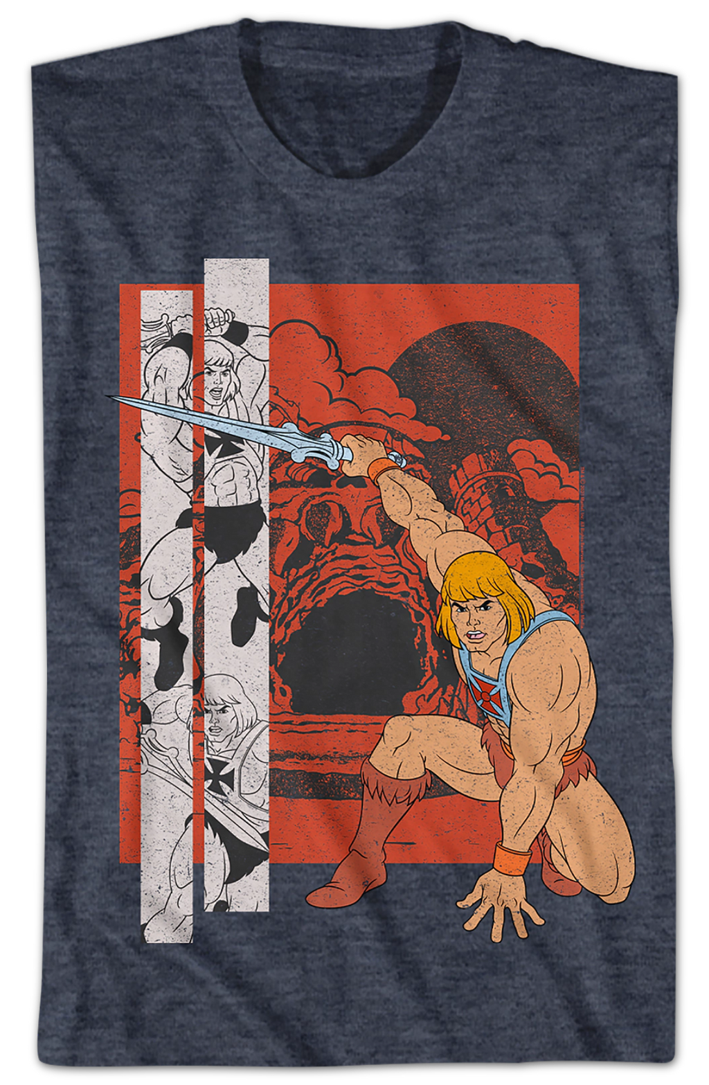 He Man Action Pose Collage Masters Universe T-Shirts, Hoodie, Sweatshirt