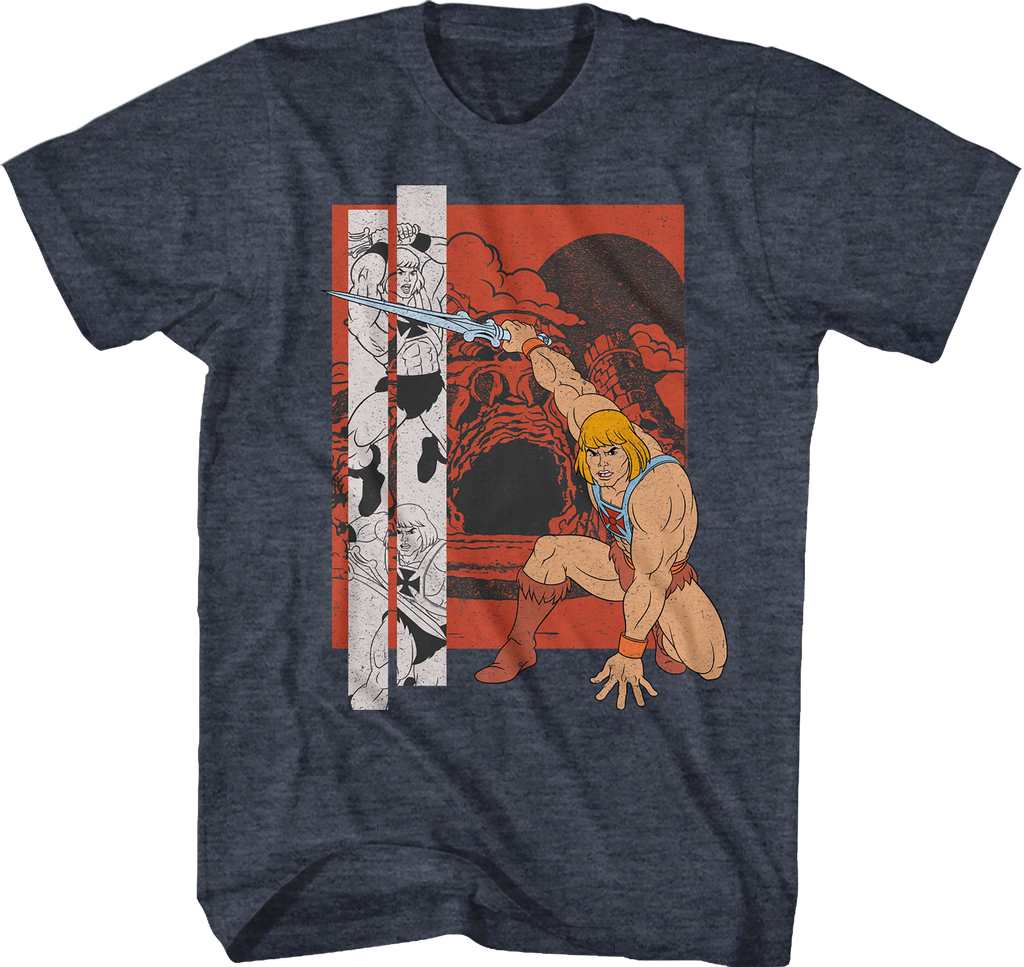 He Man Action Pose Collage Masters Universe T-Shirts, Hoodie, Sweatshirt