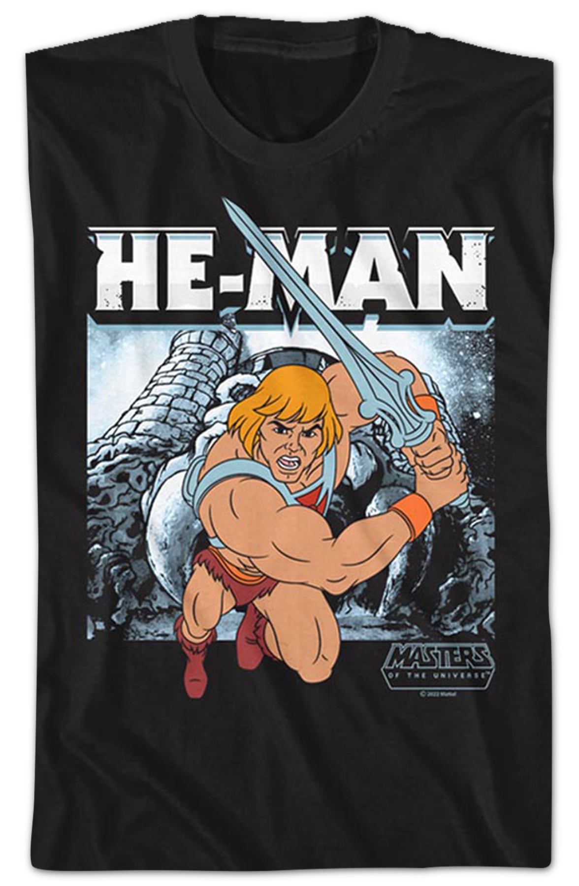 He Man Castle Grayskull Action Pose Masters Universe T-Shirts, Hoodie, Sweatshirt