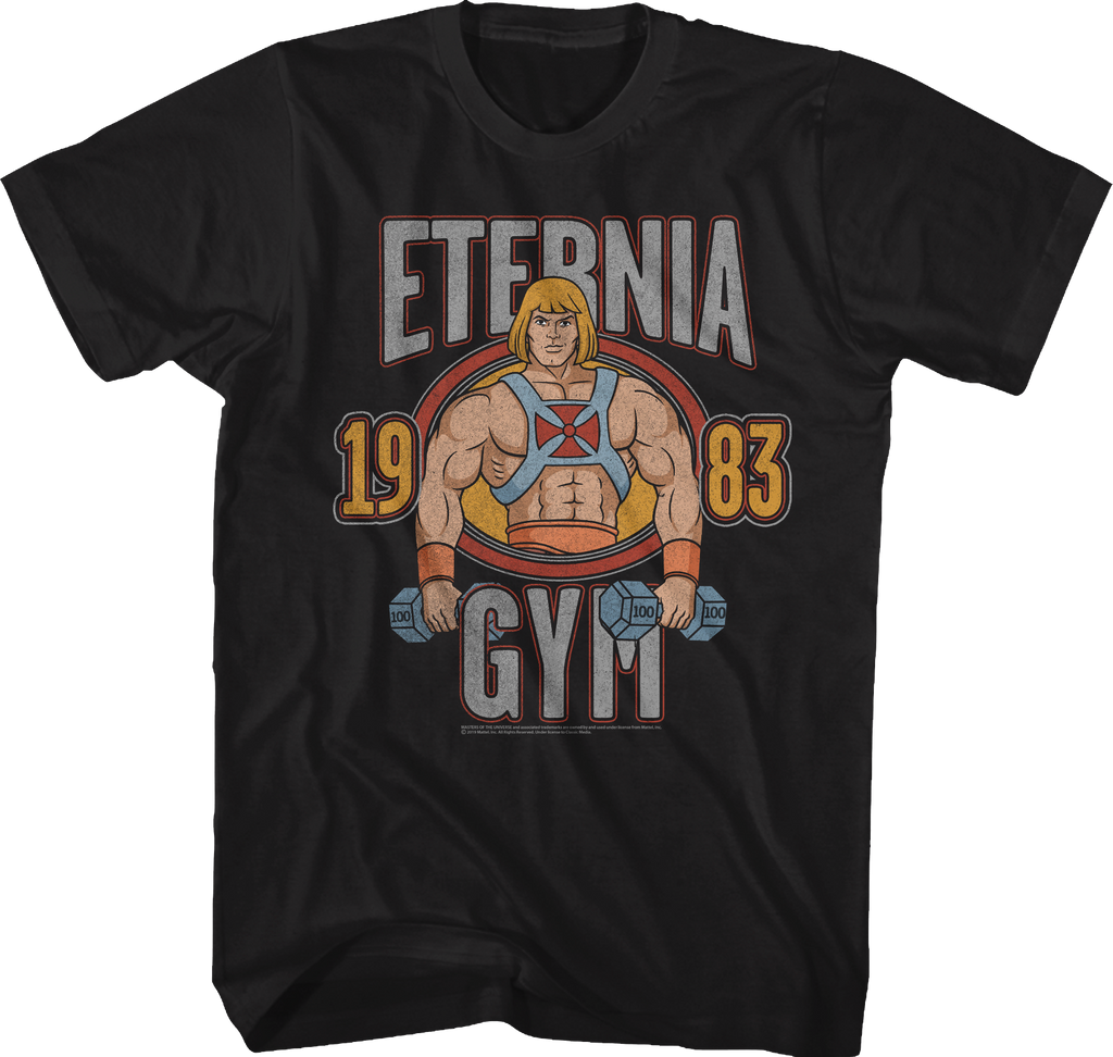 He Man Eternia Gym Masters Universe T-Shirts, Hoodie, Sweatshirt