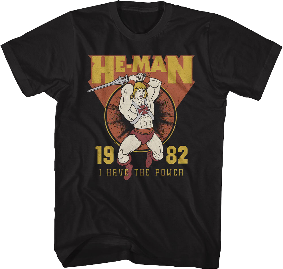 He-Man I Have The Power 1982 Masters of the Universe T-Shirt Hoodie, Sweatshirt | CiraTrend.com (Image 1)