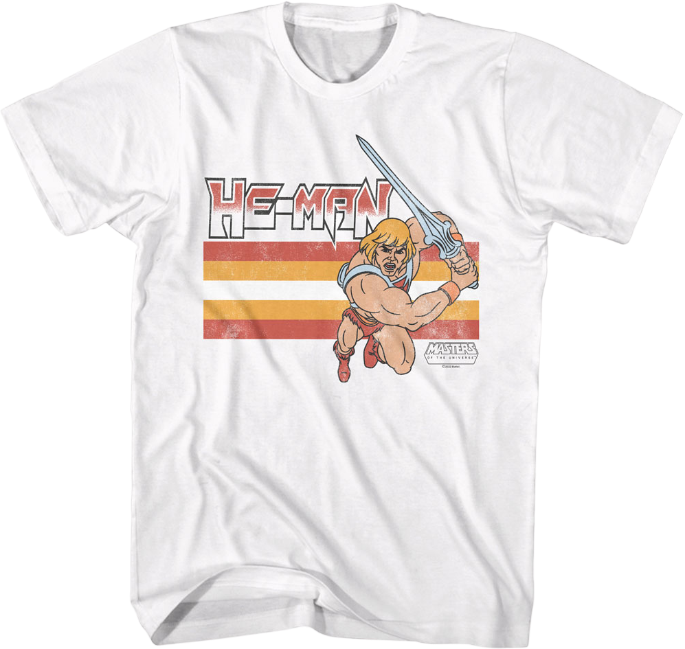 He Man Retro Stripes Masters Universe T-Shirts, Hoodie, Sweatshirt