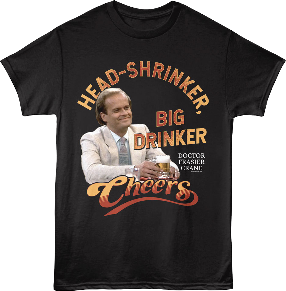 Head Shrinker Big Drinker Cheers T-Shirts, Hoodie, Sweatshirt