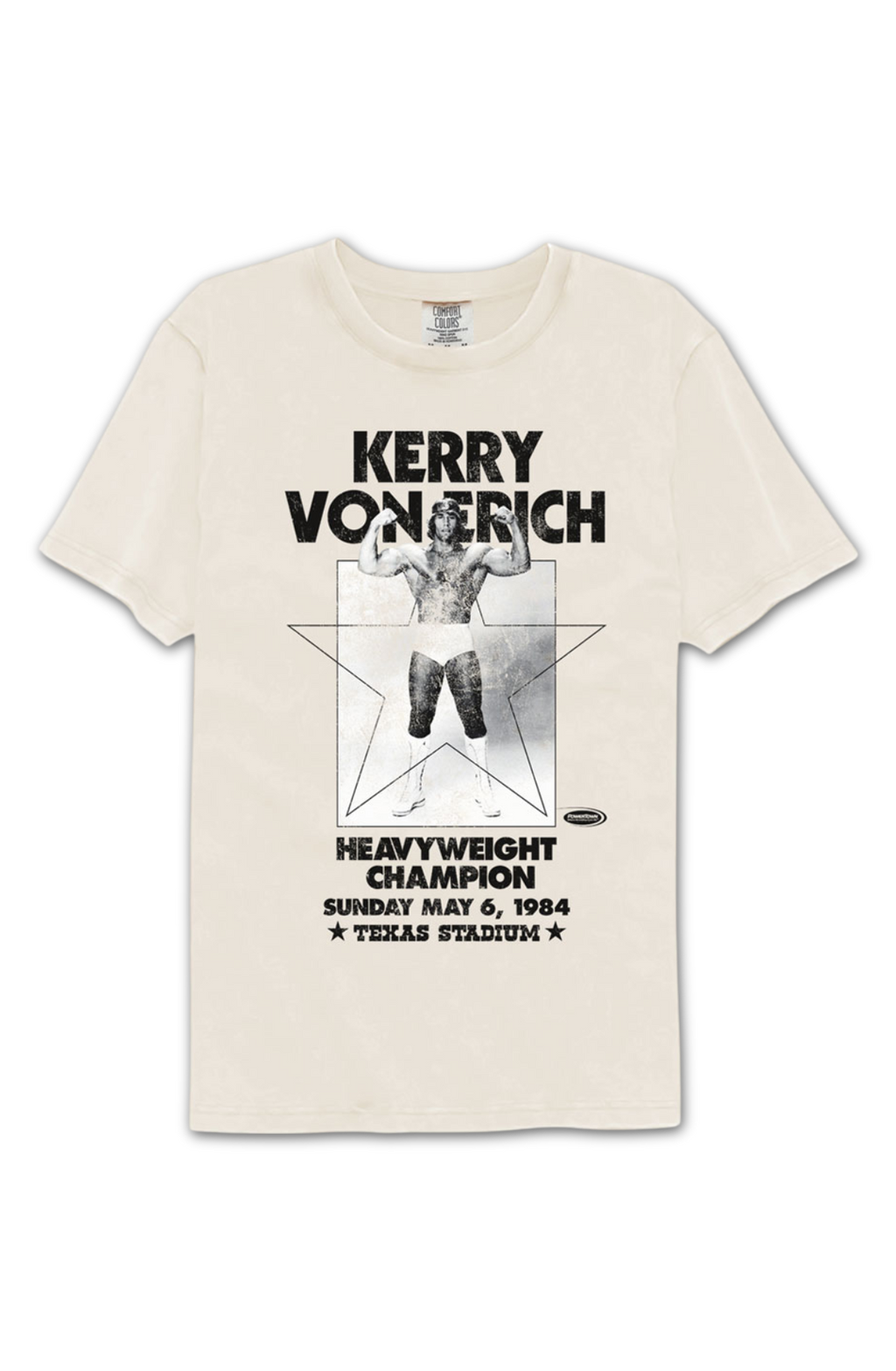Heavyweight Champion Kerry Von Erich Comfort Colors Brand T-Shirt Hoodie, Sweatshirt | CiraTrend.com (Image 2)