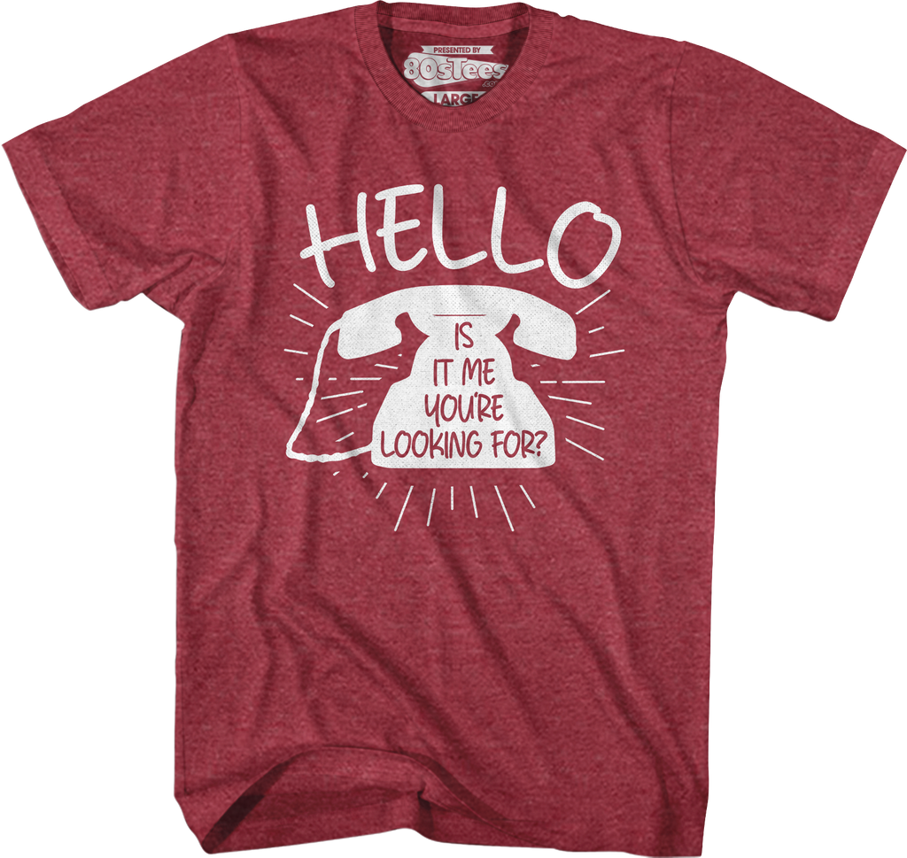 Hello Is It Me You're Looking For T-Shirt Hoodie, Sweatshirt | CiraTrend.com (Image 4)