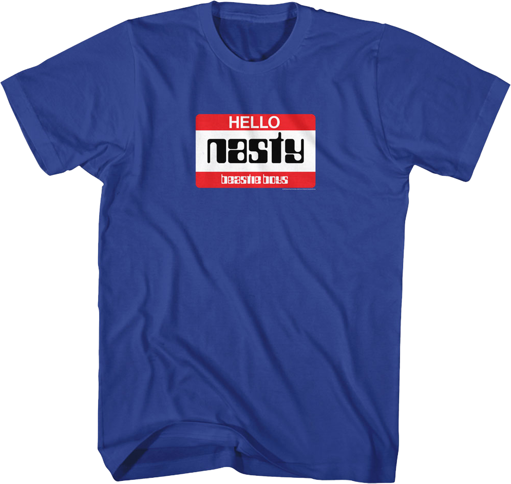Hello Nasty Name Tag Beastie Boys T-Shirt Hoodie, Sweatshirt | CiraTrend.com (Image 1)