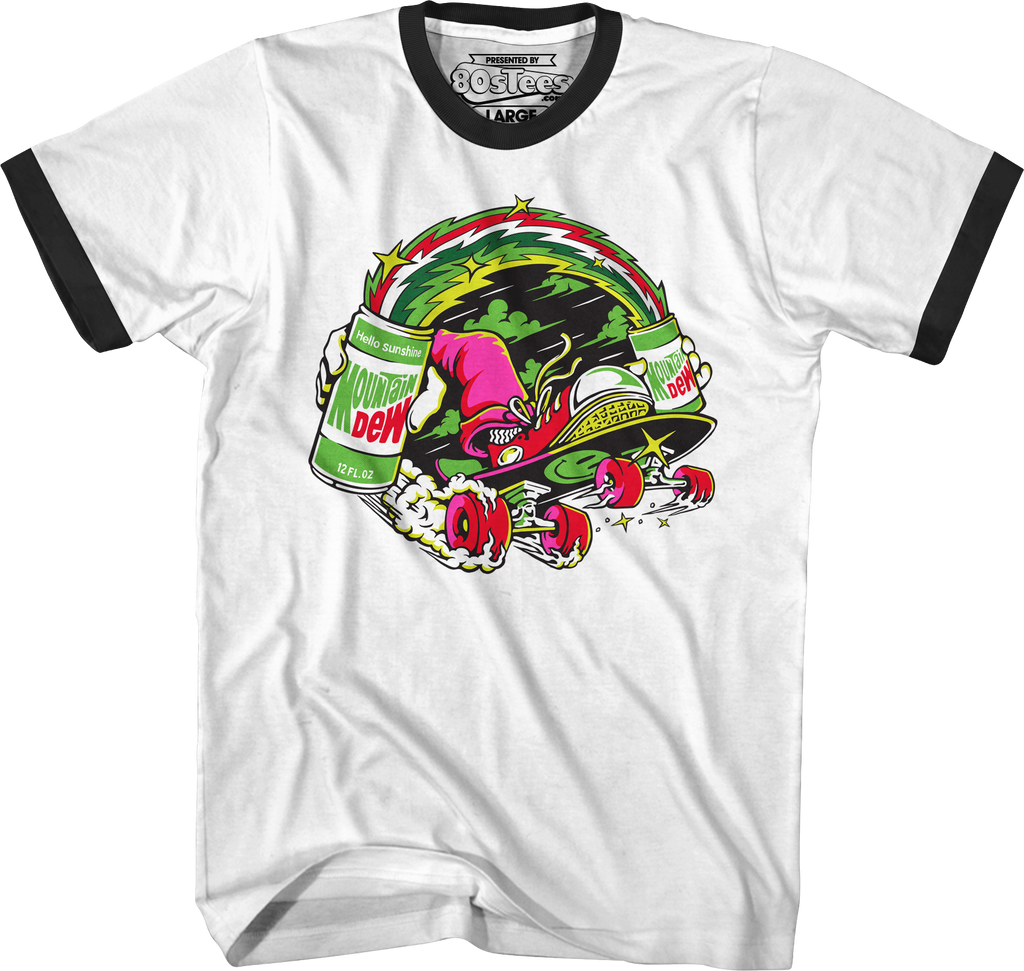 Hello Sunshine Skateboard Mountain Dew T-Shirt Hoodie, Sweatshirt | CiraTrend.com (Image 3)