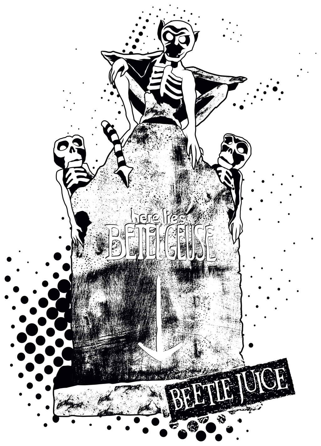 Here Lies Betelgeuse Tombstone Beetlejuice T-Shirt Hoodie, Sweatshirt | CiraTrend.com (Image 3)
