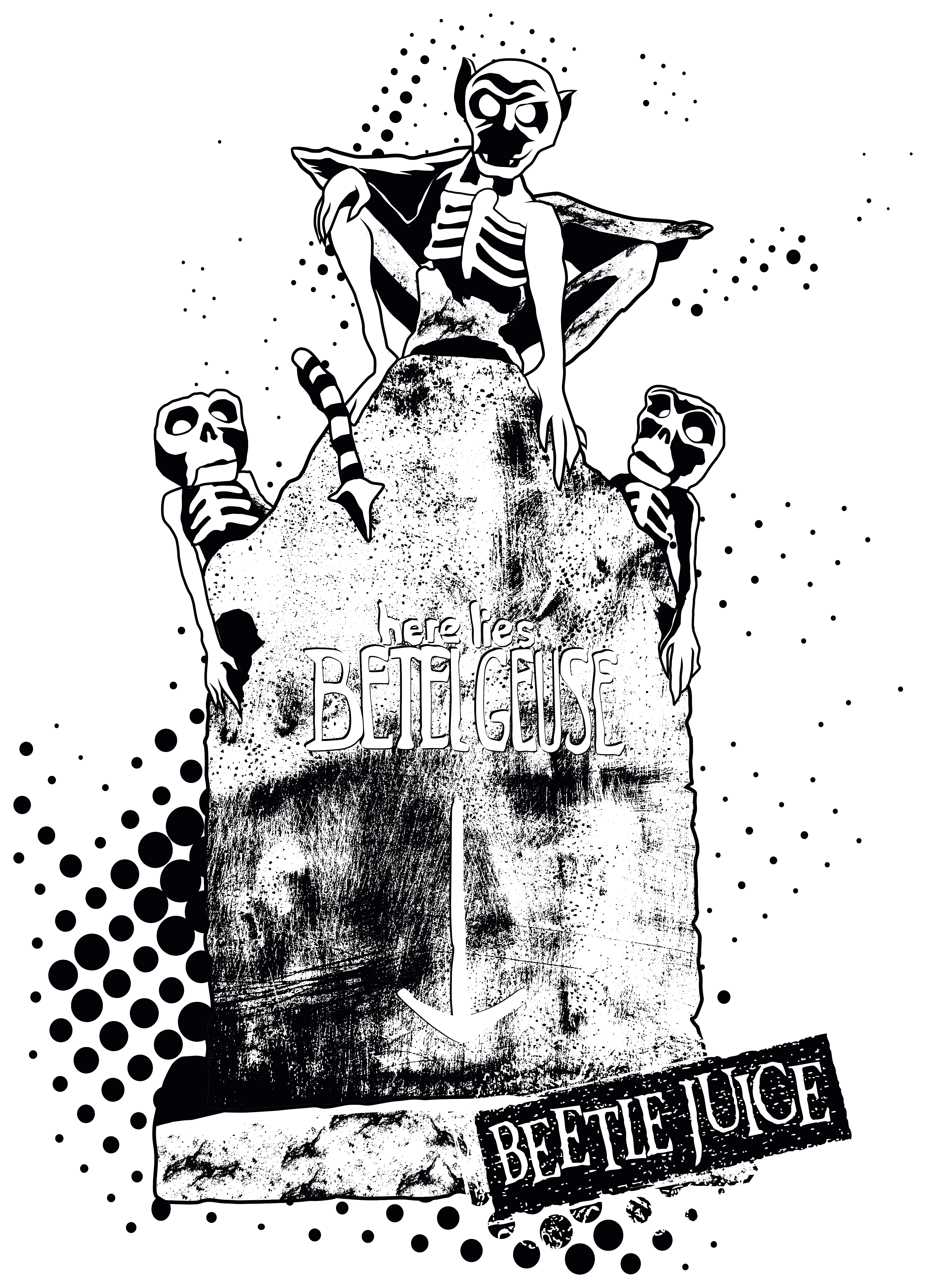 Here Lies Betelgeuse Tombstone Beetlejuice T-Shirt Hoodie, Sweatshirt | CiraTrend.com (Image 3)